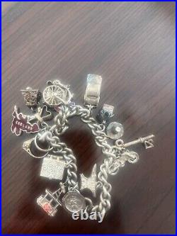 Vintage Charm Bracelet. 15 Charms