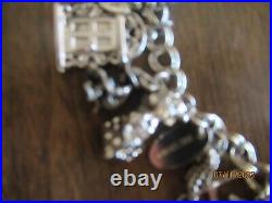 Vintage Charm Bracelet 16 Charms