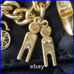 Vintage Charm Bracelet With Heart Padlock Dated 1976