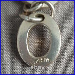 Vintage Links of London Hearts & Arrow Charm Bracelet 9.25 Silver 23cm approx