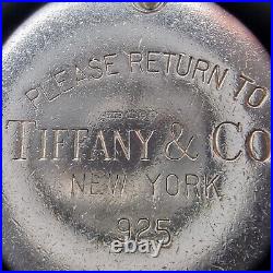 Vintage Please Return To Tiffany & Co NY Sterling Silver Tag Charm Bracelet