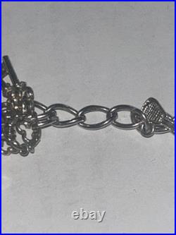 Vintage Silver 16 Charms Bracelet 60s/70s Style. Hinged And Interactive Charms