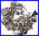 Vintage-Silver-Charm-Bracelet-40-Charms-Dog-Saxophone-Church-197-Grams-Gift-01-qb