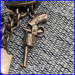 Vintage Silver Charm Bracelet 51g 23 Charms Miscellaneous Themed Vintage Silver Charm Bracelet 51g 23 Charms Miscellaneous Themed
