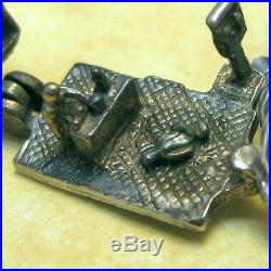 Vintage Silver Charm Bracelet The Adventures of a Barfly Opening PUBS Liquor