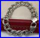 Vintage-Sterling-Silver-Bracelet-925-Curb-Link-Charms-Heavy-26-Grams-8-01-tqkb