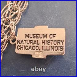 Vintage Sterling Silver Charm Bracelet 34g Chicago Landmarks RQC Kinney 7