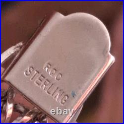 Vintage Sterling Silver Charm Bracelet 34g Chicago Landmarks RQC Kinney 7
