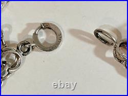 Vintage Sterling Silver Charm Bracelet 7-1/2 Lg 15 Charms 42.7 Grams Vintage Sterling Silver Charm Bracelet 7-1/2 Lg 15 Charms 42.7 Grams