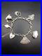Vintage-Sterling-Silver-Charm-Bracelet-Solid-23g-Collectibles-8-Decorations-Gift-01-var
