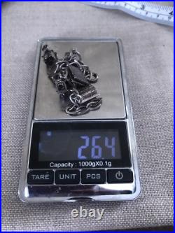 Vintage Sterling Silver Charm Bracelet Terranova Farmers Daughter Great Charms