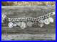 Vintage-TC-Sterling-Silver-Triple-Link-Charm-Bracelet-15-Charms-Stein-Florida-01-ng
