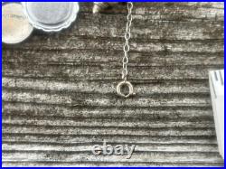 Vintage TC Sterling Silver Triple Link Charm Bracelet 15 Charms Stein Florida +
