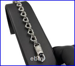 Women Bracelets CZ 925 Sterling Silver Belcher Link Chain Charm Jewellery Gift Women Bracelets CZ 925 Sterling Silver Belcher Link Chain Charm Jewellery Gift