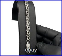 Women Bracelets CZ 925 Sterling Silver Belcher Link Chain Charm Jewellery Gift Women Bracelets CZ 925 Sterling Silver Belcher Link Chain Charm Jewellery Gift