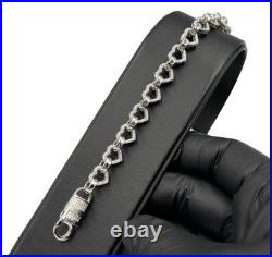 Women Bracelets CZ 925 Sterling Silver Belcher Link Chain Charm Jewellery Gift Women Bracelets CZ 925 Sterling Silver Belcher Link Chain Charm Jewellery Gift