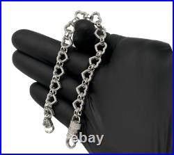 Women Bracelets CZ 925 Sterling Silver Belcher Link Chain Charm Jewellery Gift Women Bracelets CZ 925 Sterling Silver Belcher Link Chain Charm Jewellery Gift