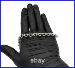 Women Bracelets CZ 925 Sterling Silver Belcher Link Chain Charm Jewellery Gift Women Bracelets CZ 925 Sterling Silver Belcher Link Chain Charm Jewellery Gift