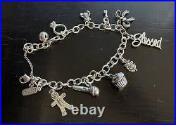 XL James Avery Bracelet With 10 Charms Some Retired