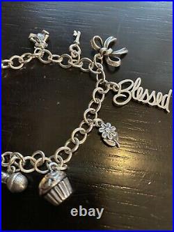 XL James Avery Bracelet With 10 Charms Some Retired